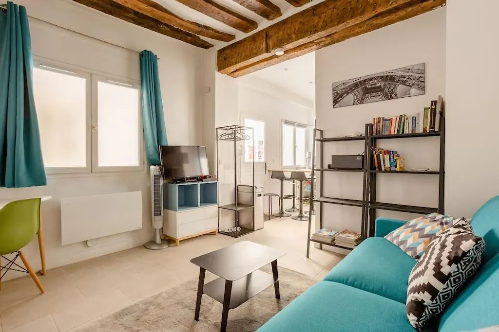 Apartament Cosy Proche Beaubourg Paryż